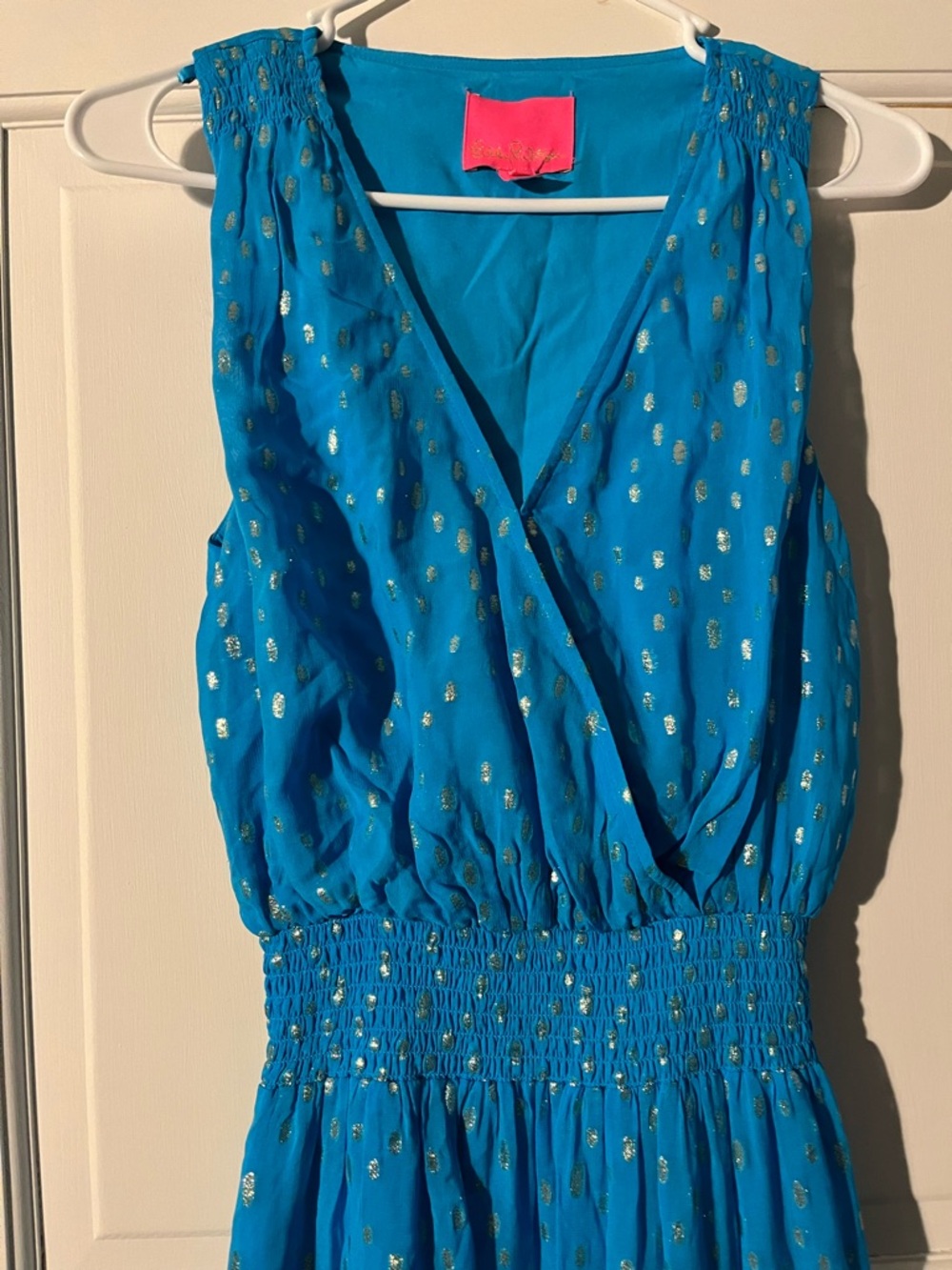 Lilly Pulitzer Valeri Midi Dress W/Ruffled Bottom Women’s Size 0 - Picture 6 of 13